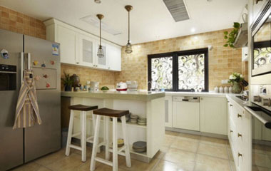 開放式廚房和吧臺(tái)的設(shè)計(jì)