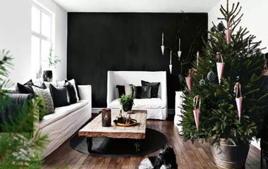 自然北歐風，濃濃的圣誕氣息