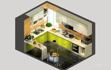 小戶型廚房裝修技巧，絕對夠用！