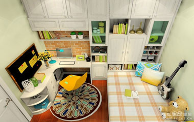 歐式書房設計的技巧，裝修材料及風格