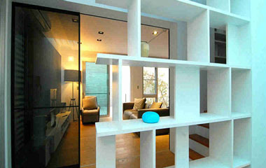 客廳博古架隔斷墻可以怎么設計呢?