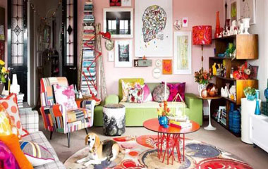 摩登隨性，五彩繽紛的家帶來好心情