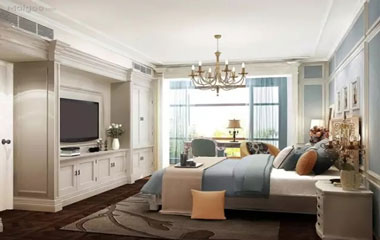 高檔的臥室窗簾布置方式 打造完美休息區