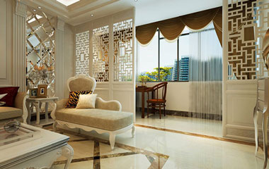 陽臺客廳隔斷,中間要不要加個移門?