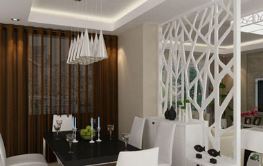 客廳屏風隔斷怎么設計