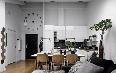 冬日暖心北歐風，小閣樓空間的日常