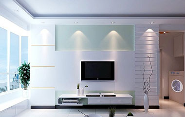 立體電視墻的設計 呈現出來3D立體感覺