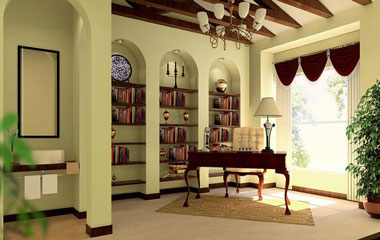 注重家庭書房裝修 展現你的別致生活