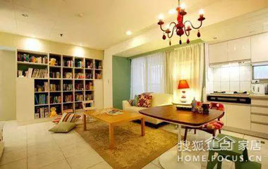 小清新風格巧妙設計讓視覺效果顯得更加寬敞