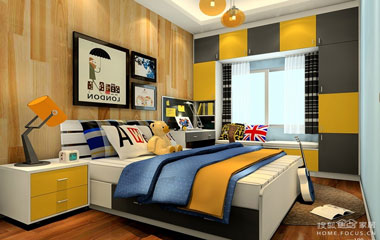 簡約兒童房裝修是孩子最喜歡的風格