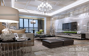 大客廳簡歐裝修,別墅更顯高大上