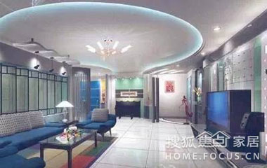 客廳吊頂效果圖 獨特設計畫龍點睛,裝修必看美