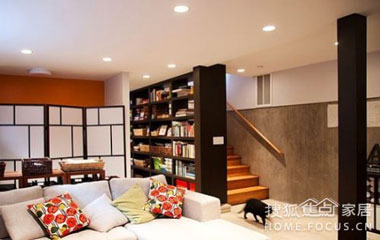 現代化的客廳書房 即使是小戶型也可以擁有