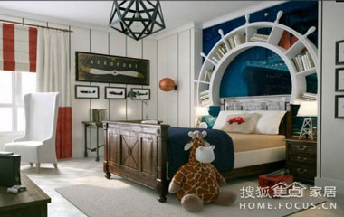 臥室床背景墻——思維在這里自由地飛翔