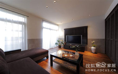 柔和日式風110平恬靜家裝(組圖)