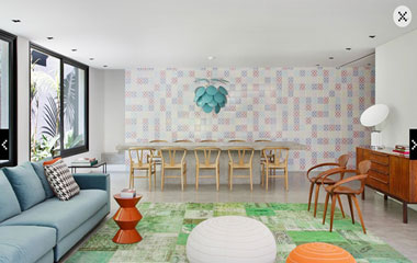 色彩超混搭的巴西公寓 有著不可抗拒的誘惑