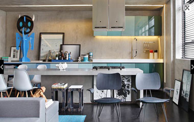 充滿趣味的巴西83平米混搭風公寓