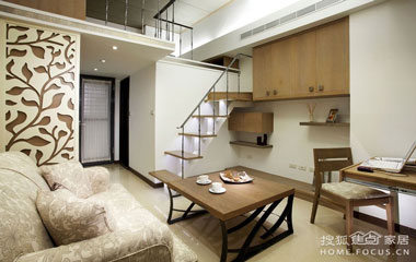 20平鄉村風格挑高套房裝修（組圖）