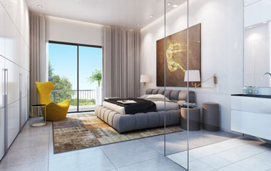 英國用檸檬黃點綴的現代住宅 通透時尚