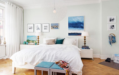 親子簡約風公寓 壁紙營造活潑有朝氣的兒童房