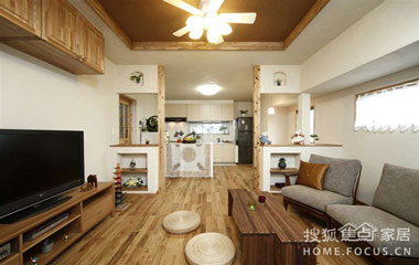 古樸家居裝飾90平三口溫馨家裝（組圖）