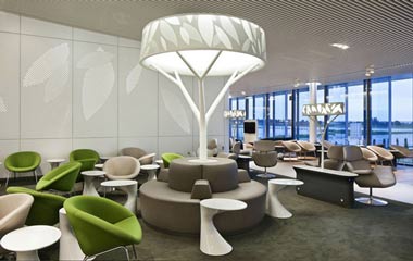 巴黎法航商務艙候機廳設計