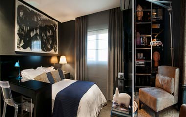 純黑男子單身公寓 讓你瞬間愛上黑色空間