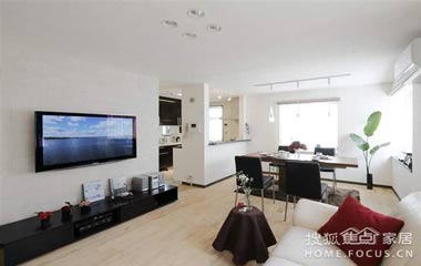 生活氣息濃厚日本70平現代簡約家裝(組圖)