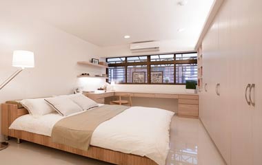 臺北130平老房翻新簡約風 狹隘4房變寬敞3房