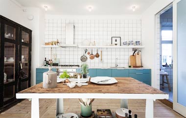 60平方米低彩度時尚一居室公寓 簡約利落