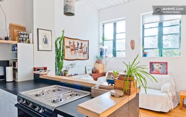 酒桶工廠改造的Loft 風一居室公寓 清新舒適