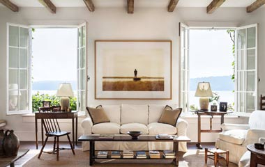 美國的簡約內斂鄉村風格復式 格外的沈穩內斂