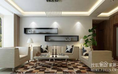 五十四所三室戶型現代時尚風格設計(組圖)