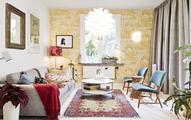 66平方米北歐鄉村風公寓 讓花花草草住進家