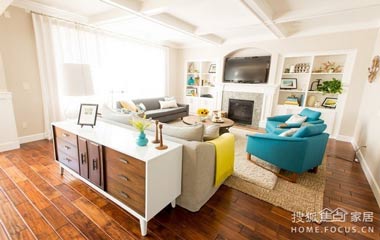 打造美式舒適居室多種木色地板扮美家(組圖)