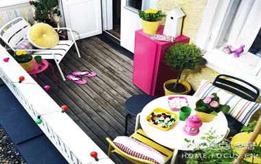 慵懶愜意的陽臺小情調 陽臺裝修的實景圖賞析