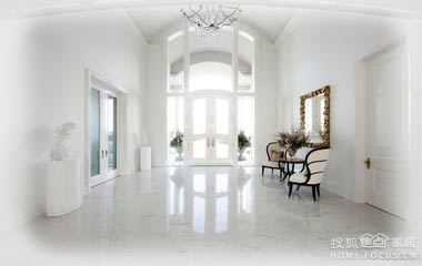 潮流時尚打造愛的小屋 簡約純潔白色家裝設計