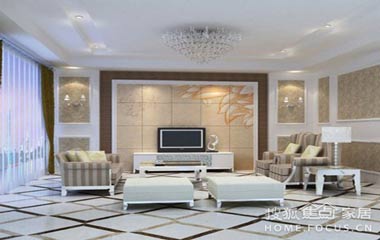 選擇適合的家 地板磚讓你擁有一個通透的客廳