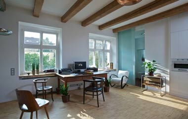 捷克 Loft 風單身男子公寓設計(組圖)