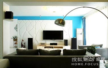 這是一場視覺的盛宴 超級吸睛的客廳背景墻設計