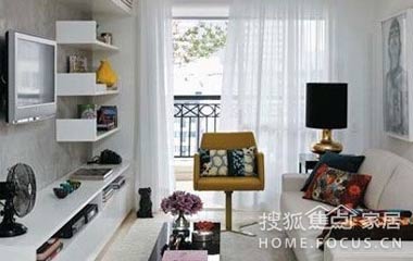 雅致甜美裝飾70平多功能小戶型（組圖）