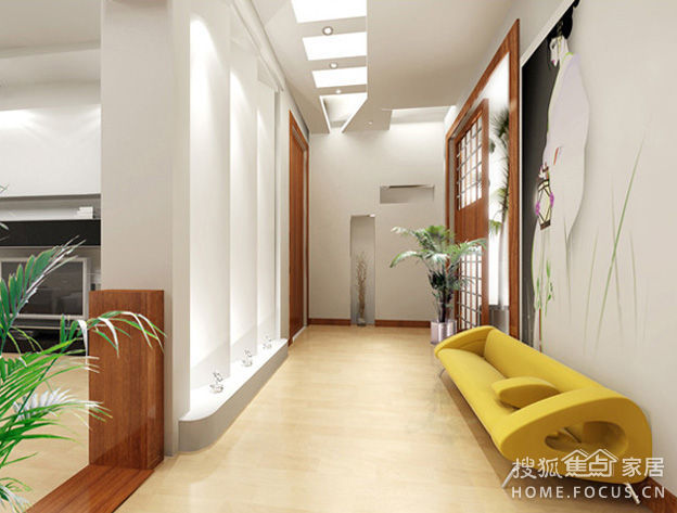 不起眼的過道也能有新奇 客廳走廊設(shè)計