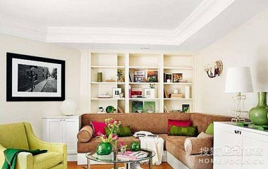 50平小戶型裝修締造櫻紅郁金香之家（組圖）