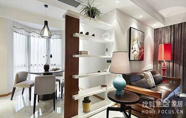 時尚靚麗三居室現代簡約風(組圖)