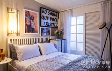 大膽用色 打造熱情奔放的二居室設(shè)計(jì)