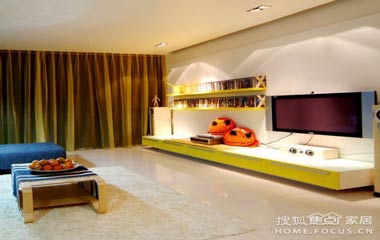 第一次拿主意做裝修 85平糖果色婚房