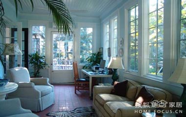 精致典雅陽(yáng)光房 冬日添暖意