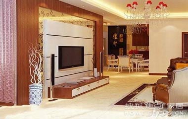 簡約不失雅致 8款電視背景墻設計