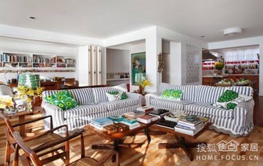 巴西折疊門隔間小家庭創意開放式空間(組圖)