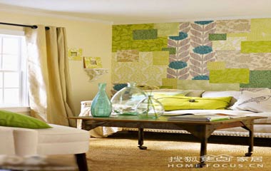 DIY墻飾 舊布利用驚艷飾家